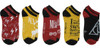 Harry Potter Mischief Icons 5 Pair Ankle Socks Set
