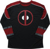 Deadpool Logo 91 Black Hockey Jersey