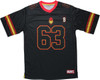 Iron Man 63 Black Football Jersey