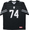 Punisher Logo 74 Black Football Jersey