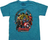 Avengers Age of Ultron Hero Group Youth T-Shirt