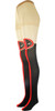 Deadpool Logo Front Stripe Footed Tights