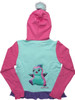 Hatchimals Penguala Girls Teal Zip Youth Hoodie