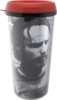 Walking Dead Rick Face Silver Foil Travel Mug