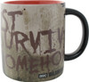 Walking Dead Survive Somehow Molded Jumbo Mug
