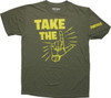 Fortnite Take the L Olive Green T-Shirt