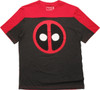 Deadpool Logo Striped Sleeve Jersey Shirt