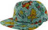 Pokemon Classic Starters AOP Snapback Hat