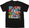 Batman Faces Through Time T-Shirt