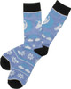 Believe In Unicorns Fairisle Crew Socks