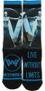 Westworld Live Without Limits Sublimate Crew Socks