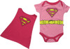 Supergirl Pink Costume Caped Snap Suit