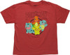 Pokemon Pikachu Classic Starters Red Youth T-Shirt