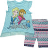 Frozen Sparkle Girls Leggings Juvenile T-Shirt Set