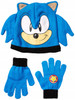 Sonic the Hedgehog Face Youth Beanie Gloves Set