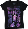 Doctor Who Silhouettes Vote Saxon Juniors T-Shirt