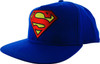 Superman Classic Logo Blue Snapback Youth Hat