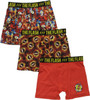 Flash Hero And Logos 3 Pack Boys Boxer Briefs