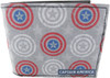 Captain America Shield Pattern Bi-Fold Wallet