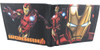 Iron Man Face and Poses Bi-Fold Wallet
