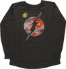 Flash Stitched Logo Long Sleeved Juniors T-Shirt