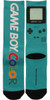 Nintendo Game Boy Color Teal Crew Socks