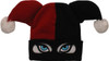 Harley Quinn Face Jester Cuff Poms Beanie