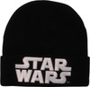 Star Wars Name Logo Knit Black Cuff Beanie