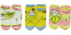 Bananya Pink Yellow White Ankle Junior Socks Set