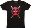 Deadpool Logo Blades T-Shirt
