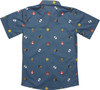 Super Mario Icons Youth Button Shirt