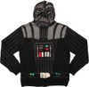 Star Wars Darth Vader Face Costume Zip Hoodie