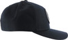 Deadpool Black Metal Logo Black Snapback Hat