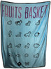 Fruits Basket Symbols Fleece Blanket