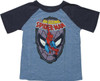 Amazing Spiderman Mask Swinging Toddler T-Shirt