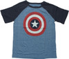 Captain America Shield Raglan Youth T-Shirt