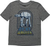 Star Wars At At Walker Grid Youth T-Shirt