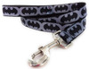 Batman Black and Silver Logos Wrap 4 Ft Pet Leash