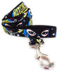 Batgirl Mask Stars Wrap 4 Foot Pet Leash