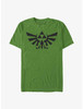 Zelda Black Hyrule Crest T-Shirt