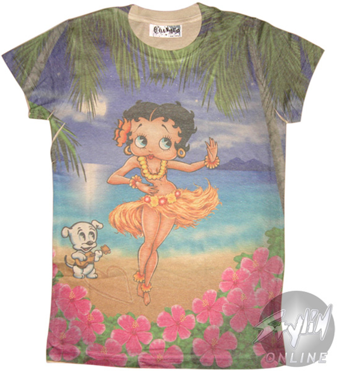 Betty Boop Beach Baby Tee