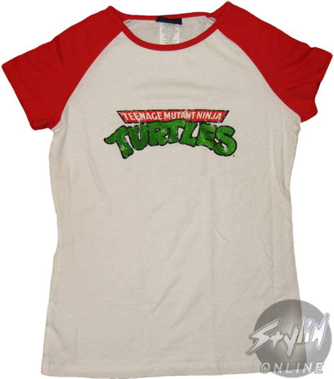 Teenage Mutant Ninja Turtles Mens T-Shirt - Boys Busting Through Ringe