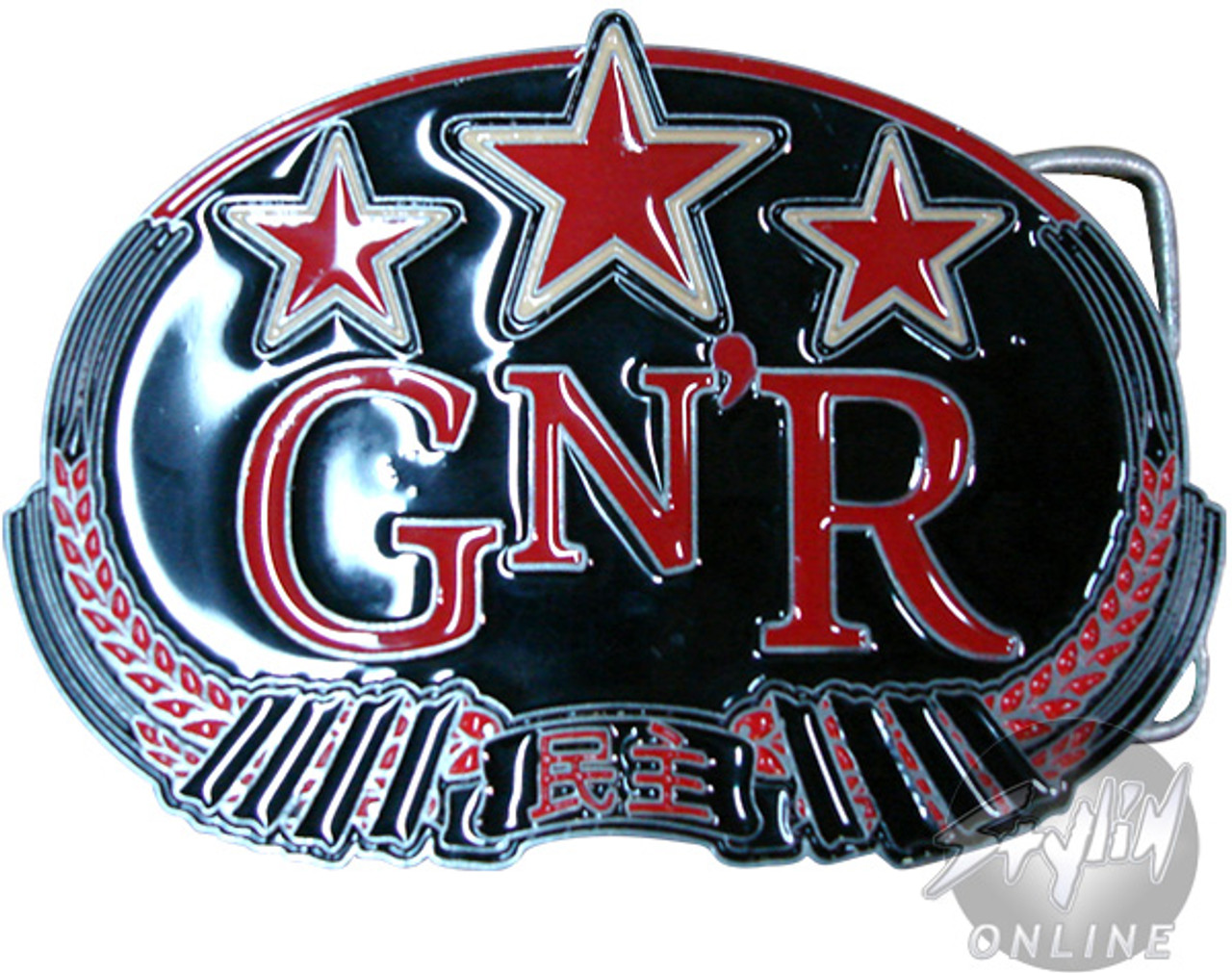 Guns N Roses Stars Buckle