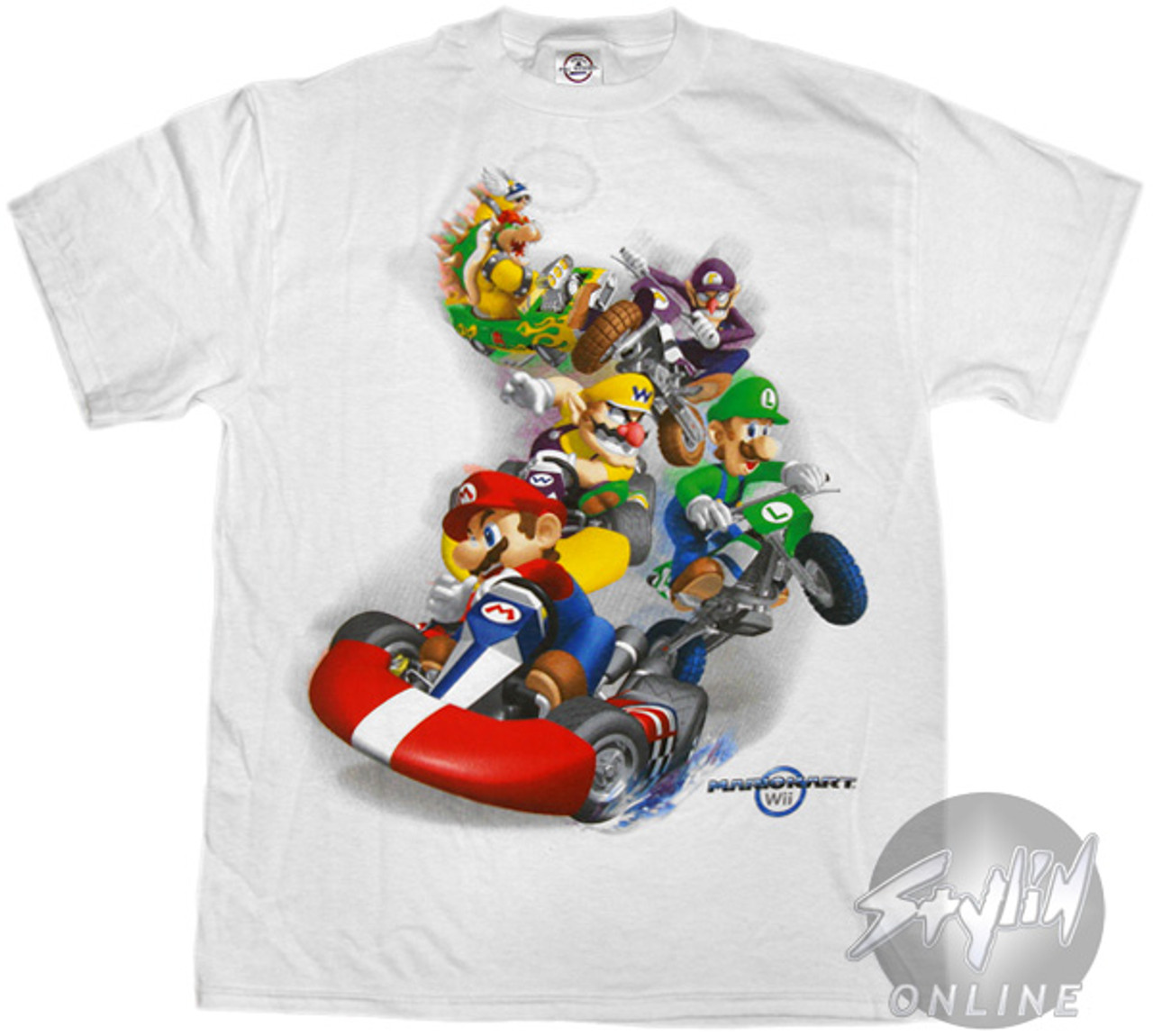 notifikation Tænke Enhed Mario Kart Vehicles T-Shirt