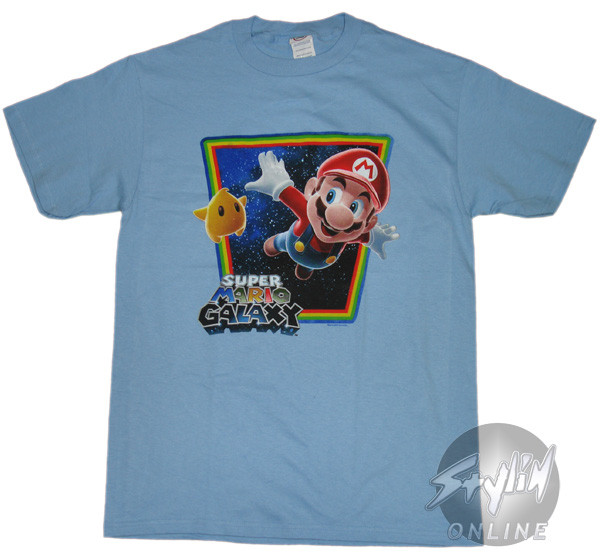 super mario galaxy shirt