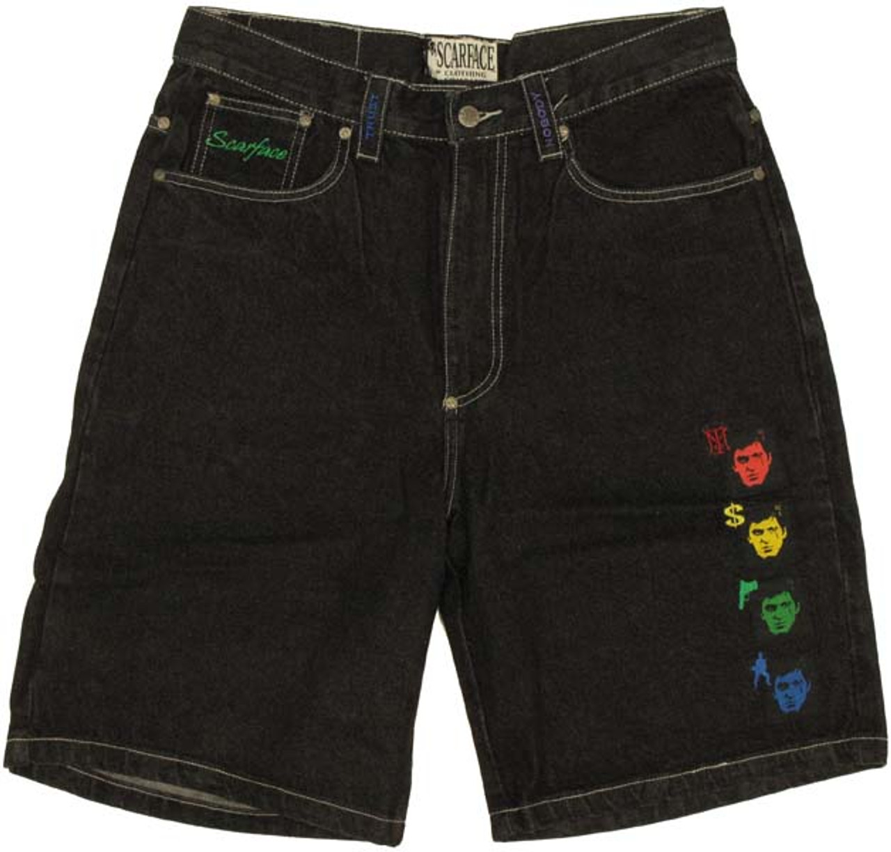 パンツ 80s SCARFACE CLOTHING denim shorts 80s SCARFACE denim shorts