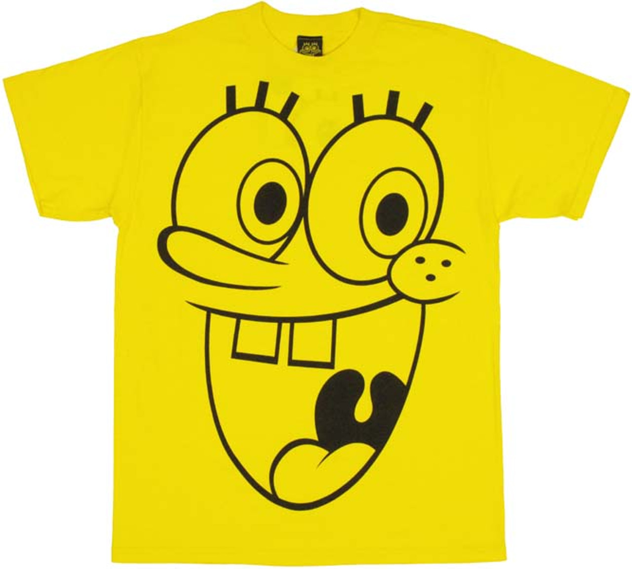 spongebob face t shirt