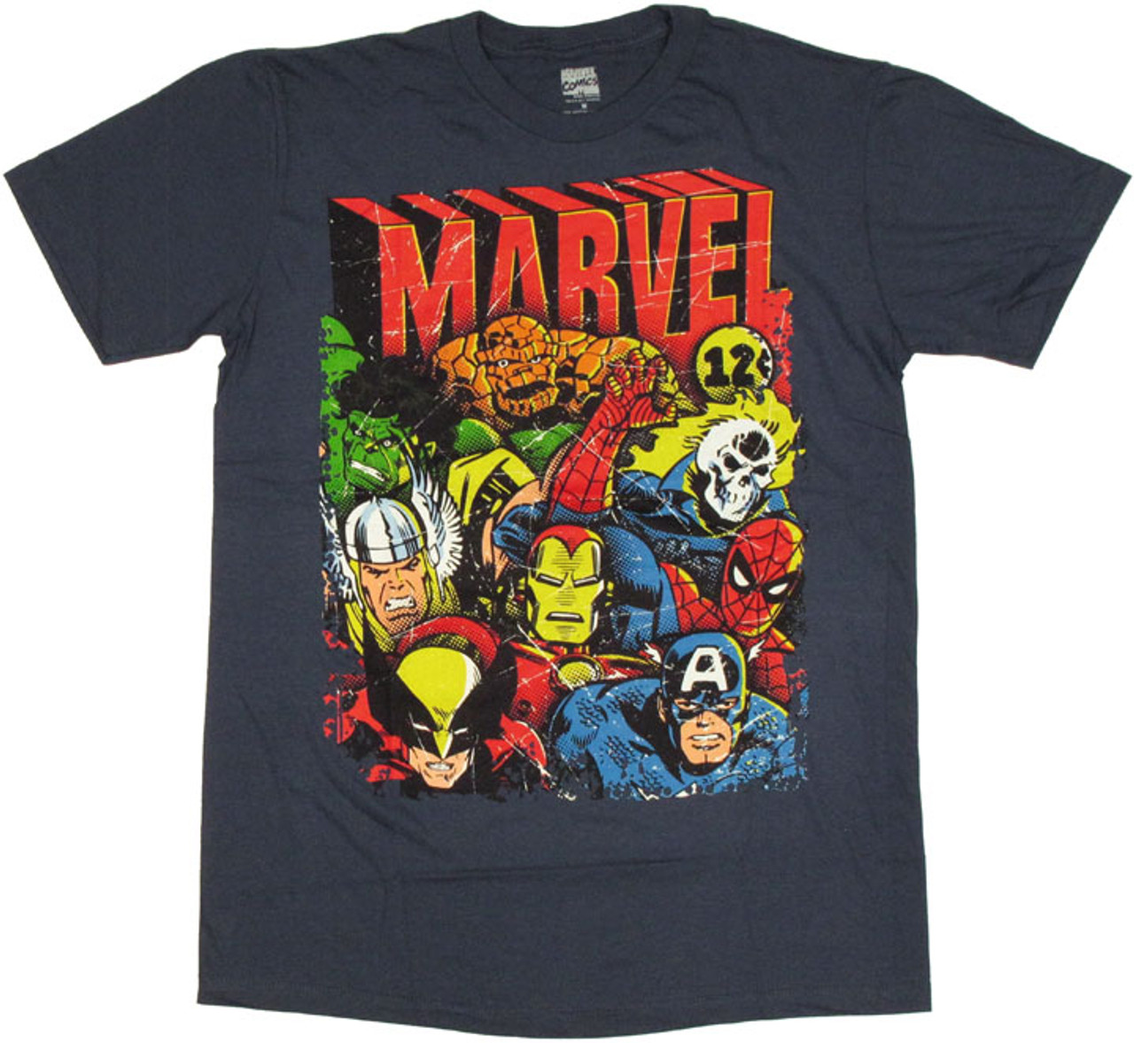 Marvel Squad T Shirt Sheer