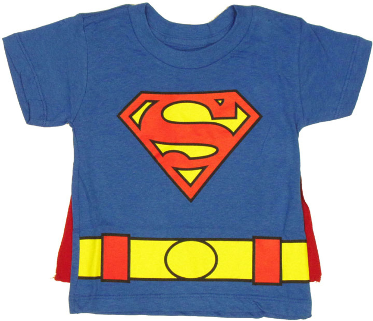 BATMAN OR SUPERMAN TSHIRT WITH REMOVABLE CAPE