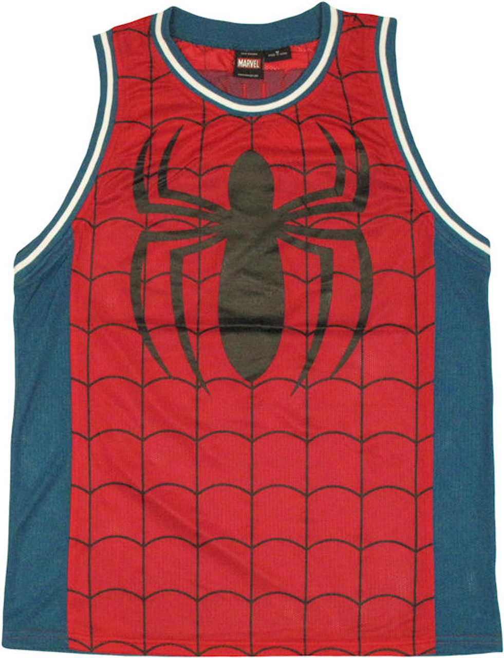 spiderman basketball jersey